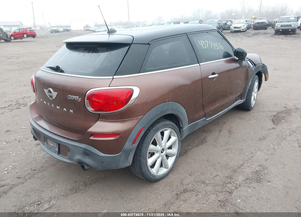 2014 MINI PACEMAN COOPER S VIN: WMWSS5C56EWN49680