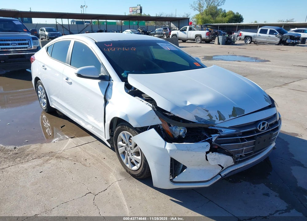 2019 HYUNDAI ELANTRA SE VIN: 5NPD74LFXKH436851