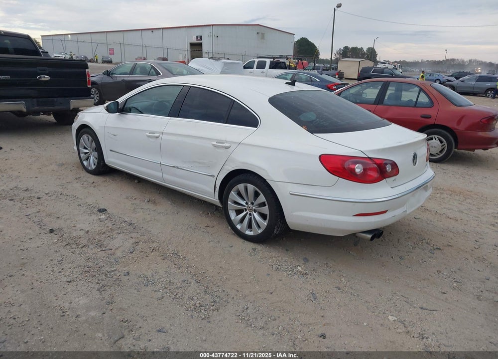 2012 VOLKSWAGEN CC SPORT VIN: WVWMP7AN6CE536121