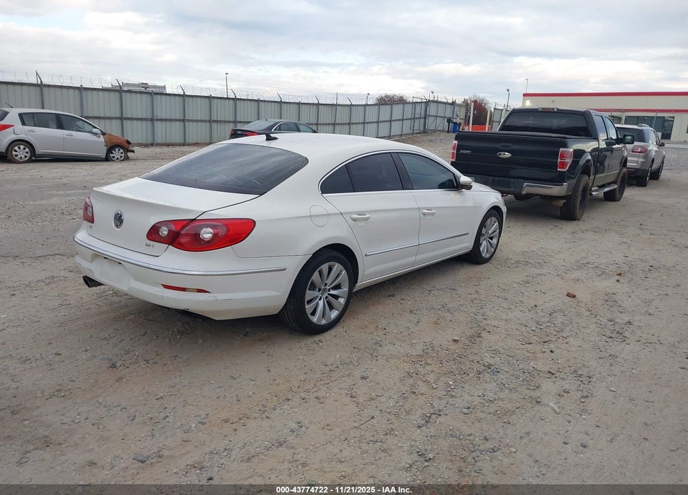 2012 VOLKSWAGEN CC SPORT VIN: WVWMP7AN6CE536121