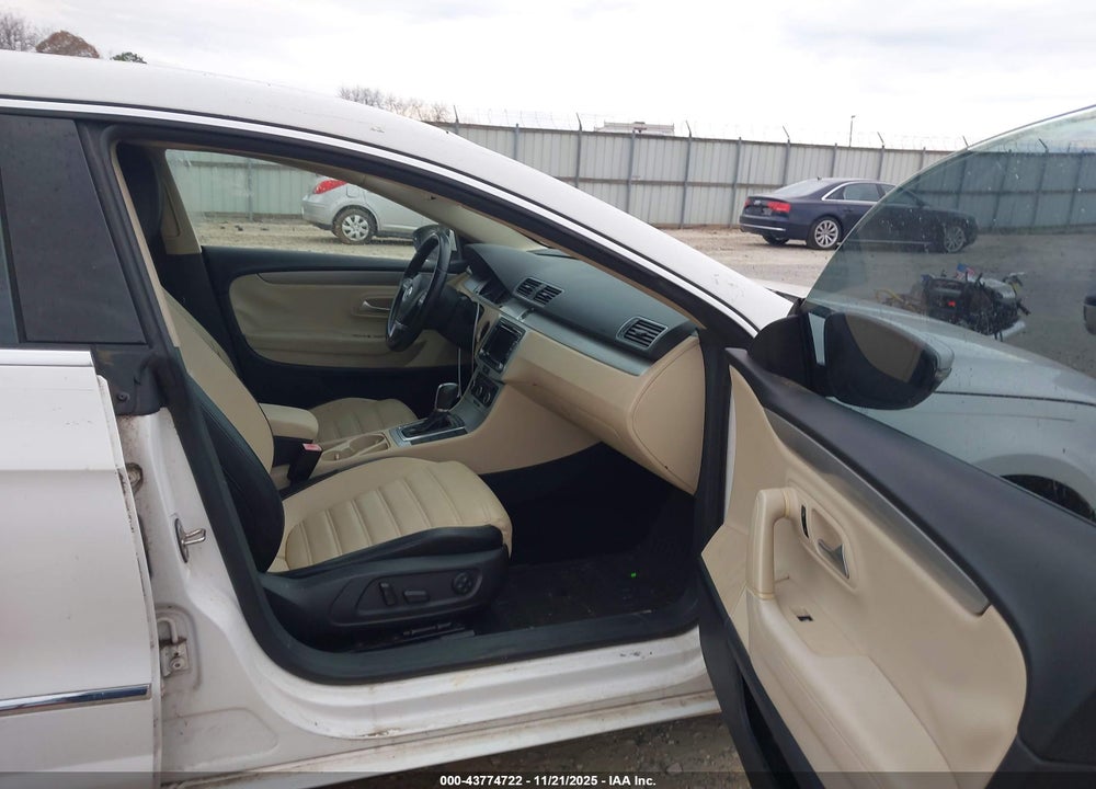 2012 VOLKSWAGEN CC SPORT VIN: WVWMP7AN6CE536121