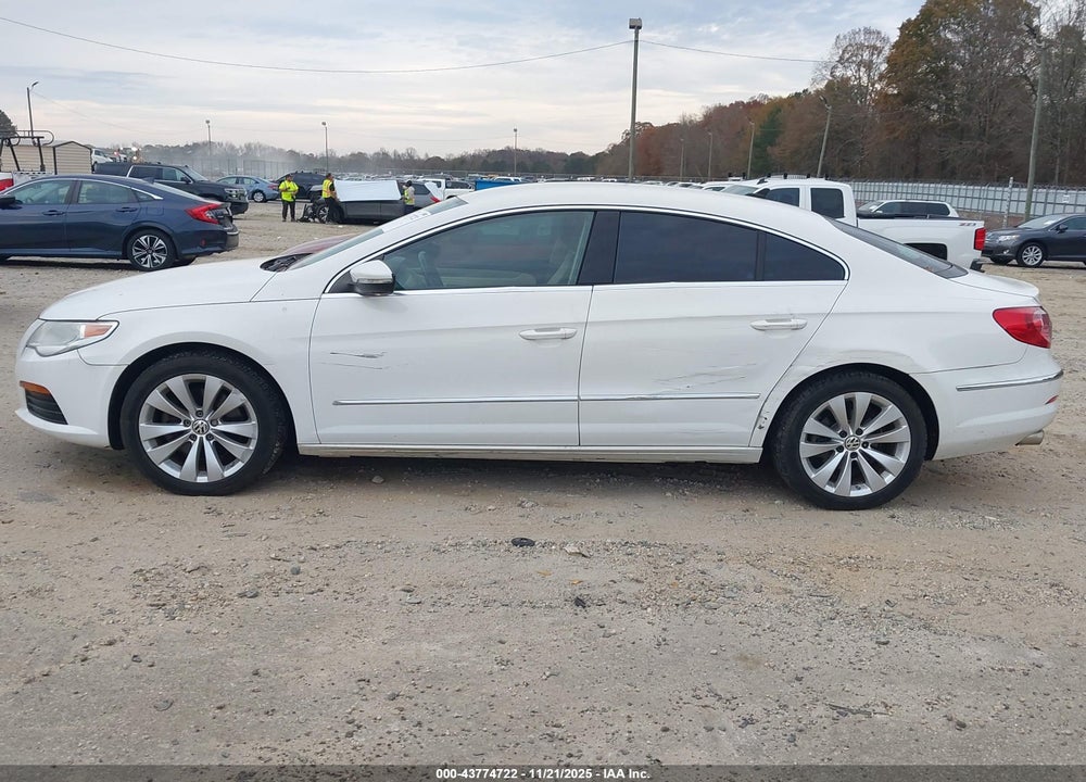 2012 VOLKSWAGEN CC SPORT VIN: WVWMP7AN6CE536121