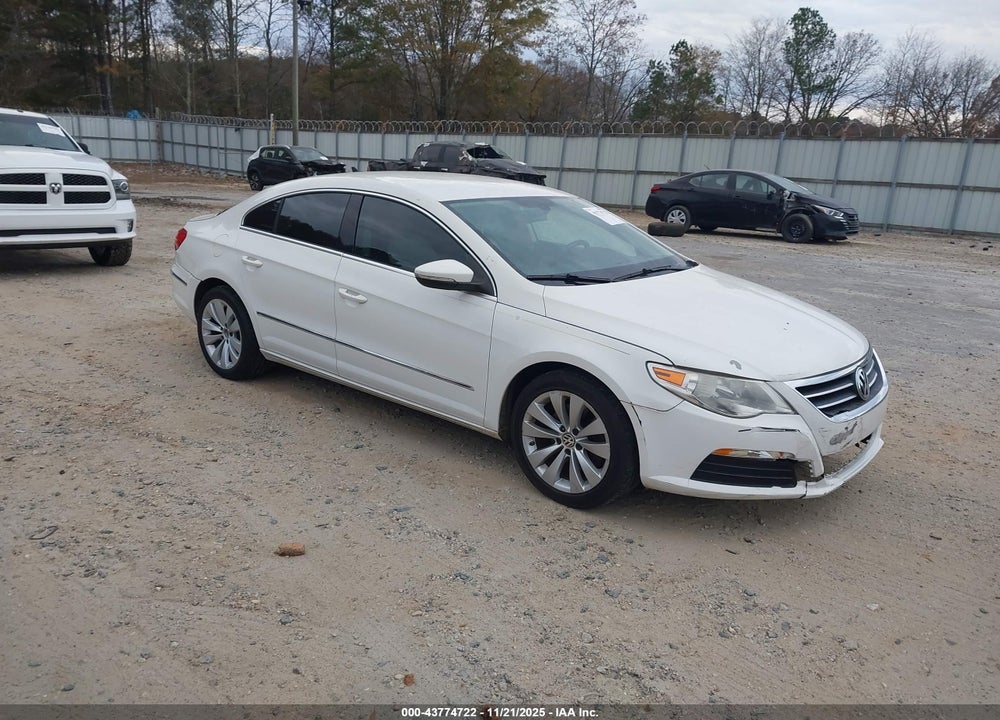 2012 VOLKSWAGEN CC SPORT VIN: WVWMP7AN6CE536121