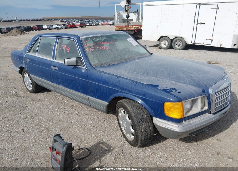 1984 MERCEDES 500 SEL VIN: WDB1260371A033877