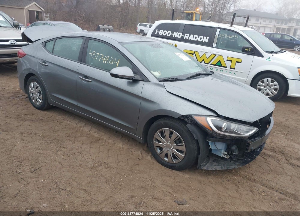 2017 HYUNDAI ELANTRA SE VIN: KMHD74LF2HU154469