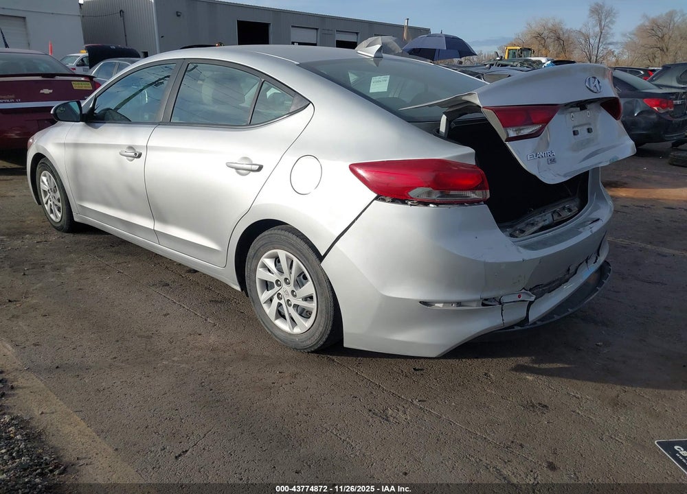 2017 HYUNDAI ELANTRA SE VIN: 5NPD74LF9HH201544