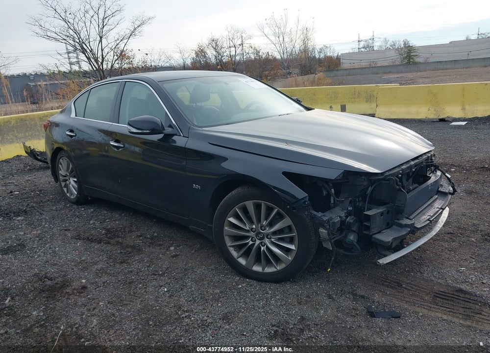 2019 INFINITI Q50 3.0T LUXE VIN: JN1EV7AR3KM555696