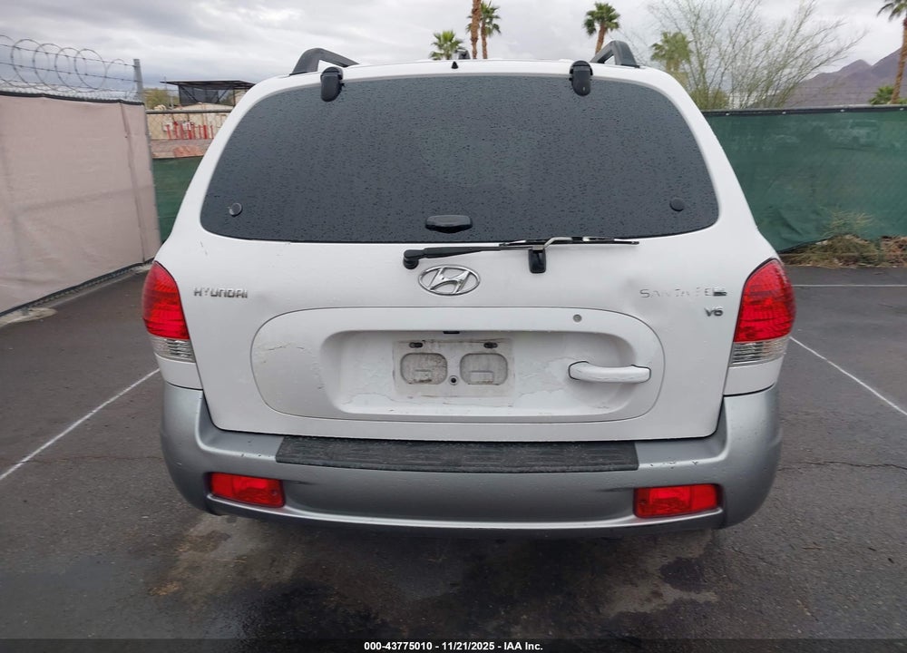 2005 HYUNDAI SANTA FE GLS VIN: KM8SC13D75U946581