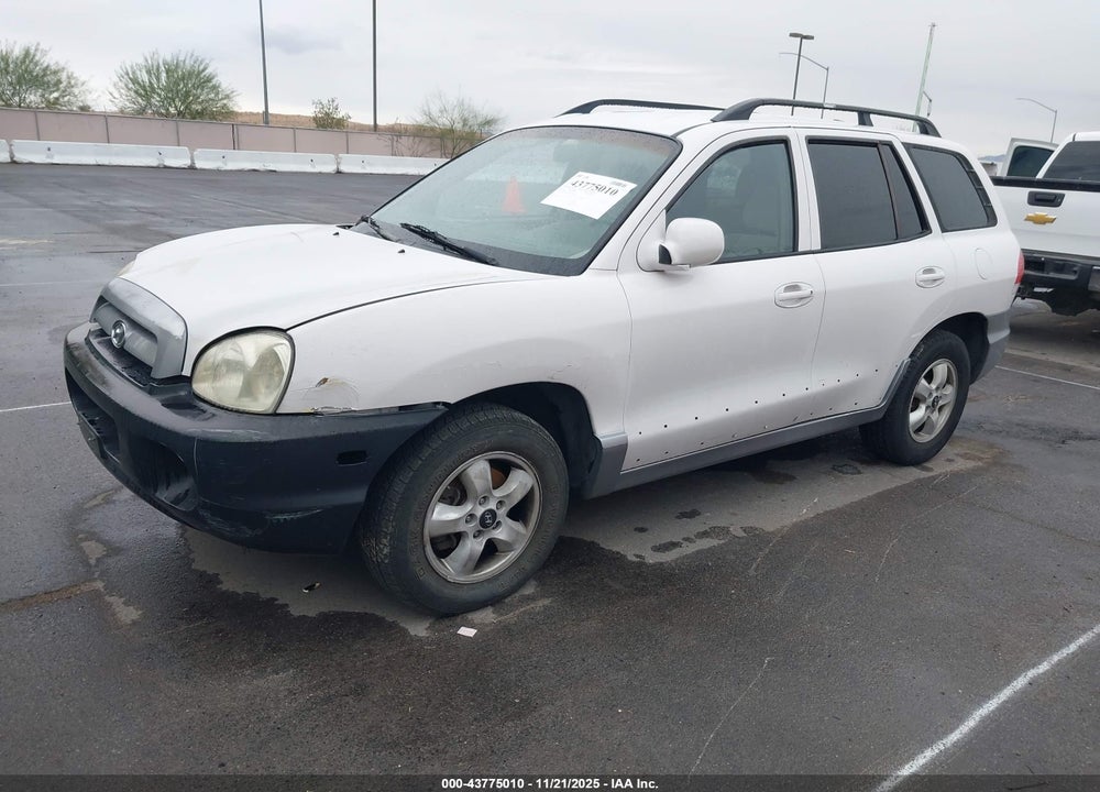 2005 HYUNDAI SANTA FE GLS VIN: KM8SC13D75U946581