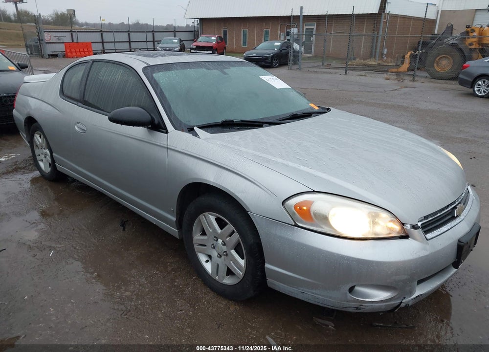 2007 CHEVROLET MONTE CARLO LT VIN: 2G1WK16K779294301