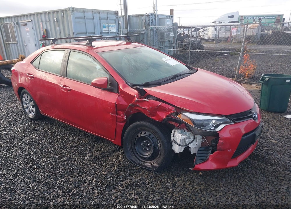 2014 TOYOTA COROLLA LE VIN: 5YFBURHE6EP164481