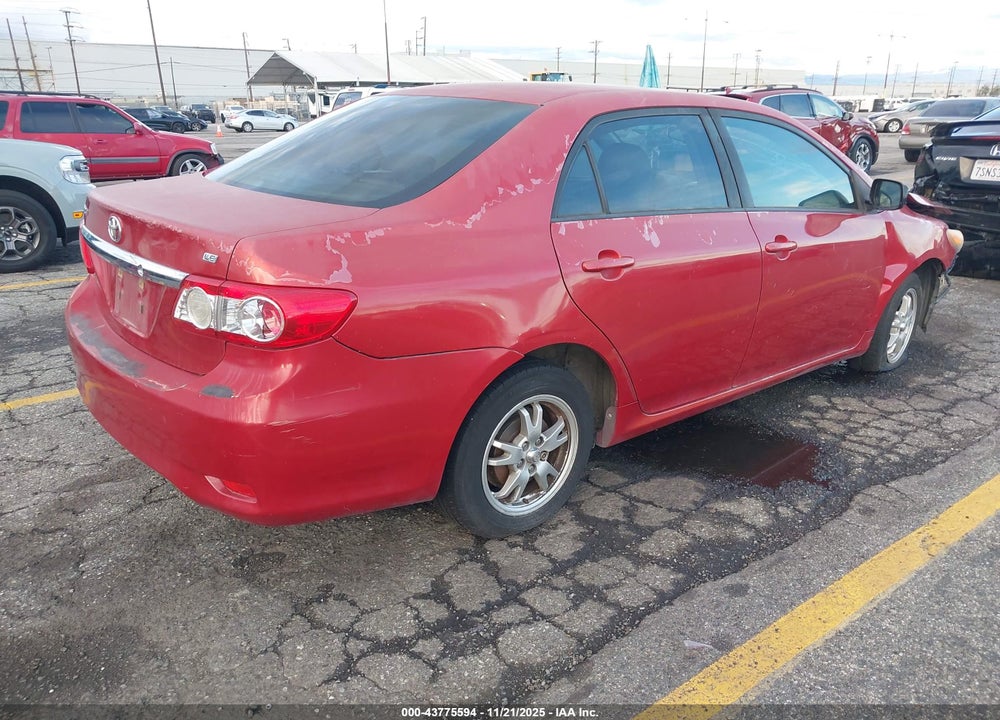 2011 TOYOTA COROLLA LE VIN: JTDBU4EE0B9128469