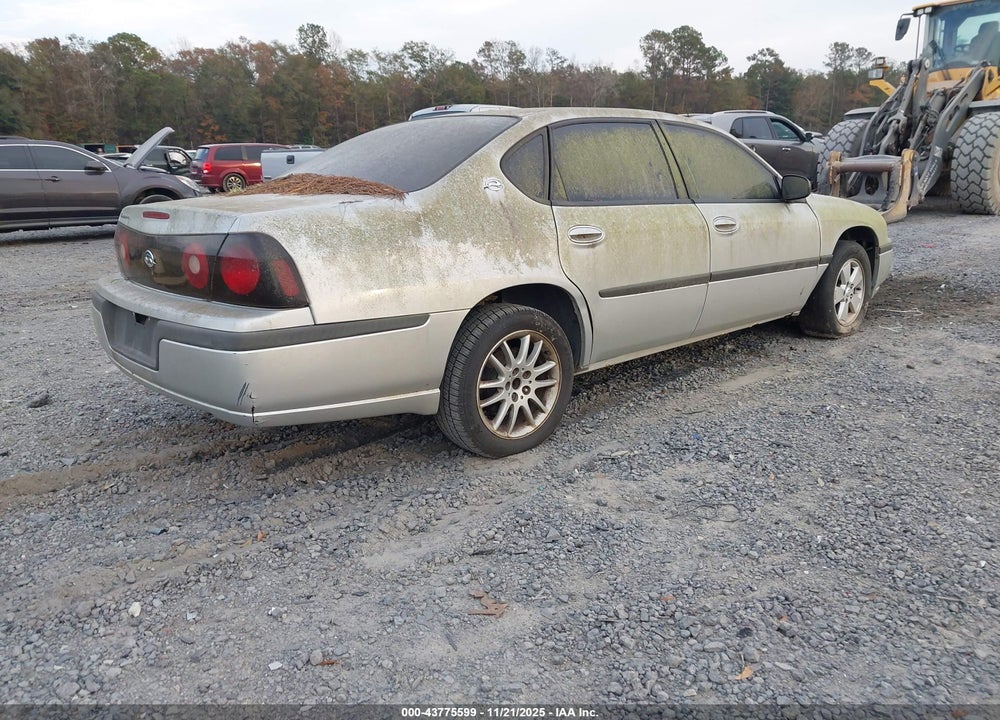 2004 CHEVROLET IMPALA VIN: 2G1WF52E349401674