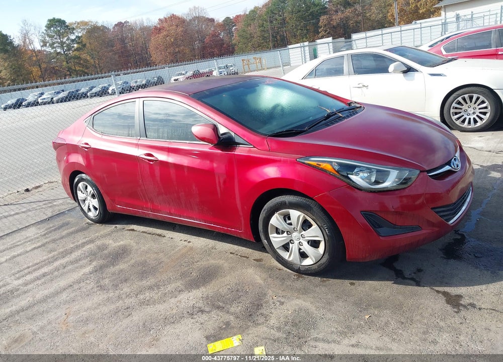 2016 HYUNDAI ELANTRA SE VIN: 5NPDH4AE0GH782938