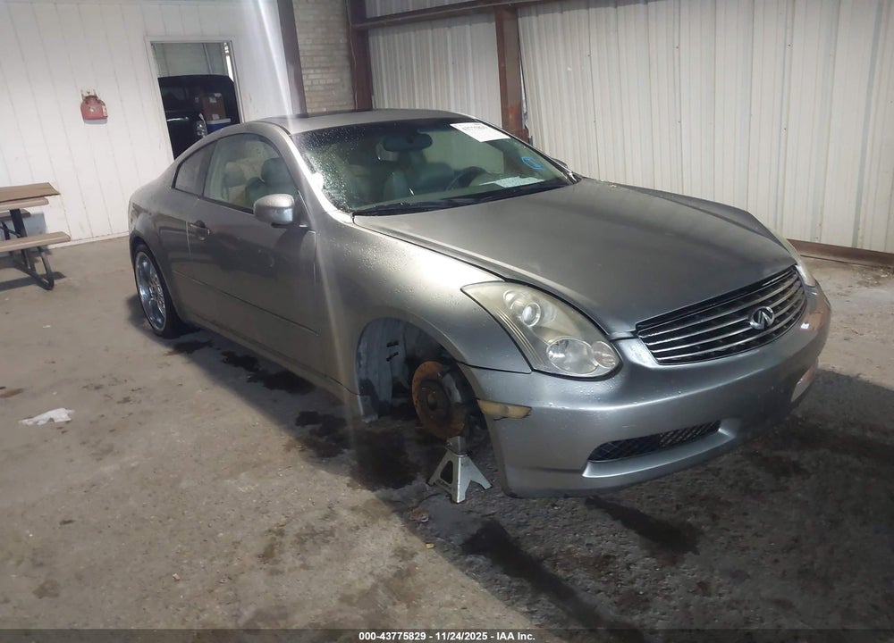 2003 INFINITI G35 BASE W/LEATHER VIN: JNKCV54E93M202946