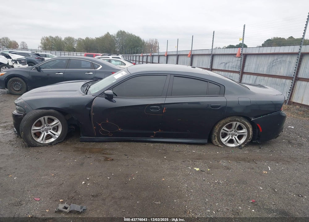 2019 DODGE CHARGER SXT RWD VIN: 2C3CDXBG5KH658128