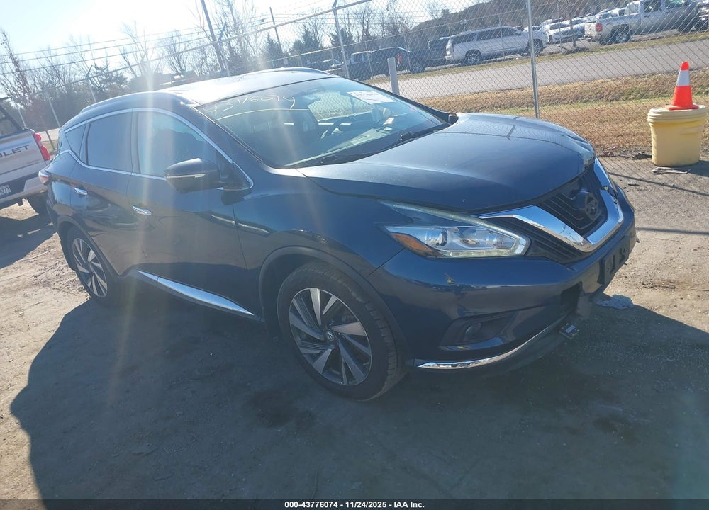 2015 NISSAN MURANO PLATINUM VIN: 5N1AZ2MH9FN284127
