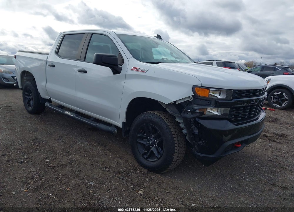 2021 CHEVROLET SILVERADO 1500 4WD  SHORT BED CUSTOM TRAIL BOSS VIN: 1GCPYCEF6MZ377097