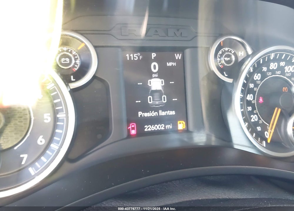2019 RAM 2500 TRADESMAN 4X2 8' BOX VIN: 3C6UR4HJXKG643411