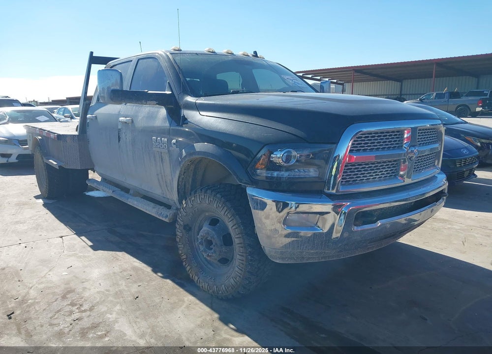 2018 RAM 3500 LAIE  4X4 8' BOX VIN: 3C63RRJL5JG292717