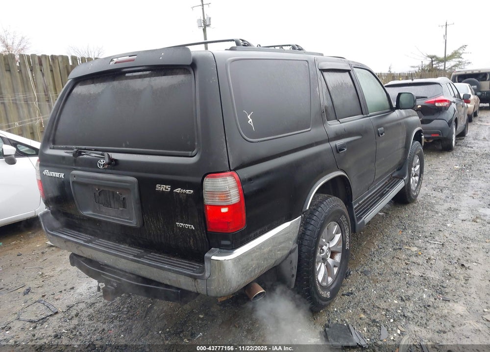 1999 TOYOTA 4RUNNER SR5 V6 VIN: JT3HN86R1X0251701