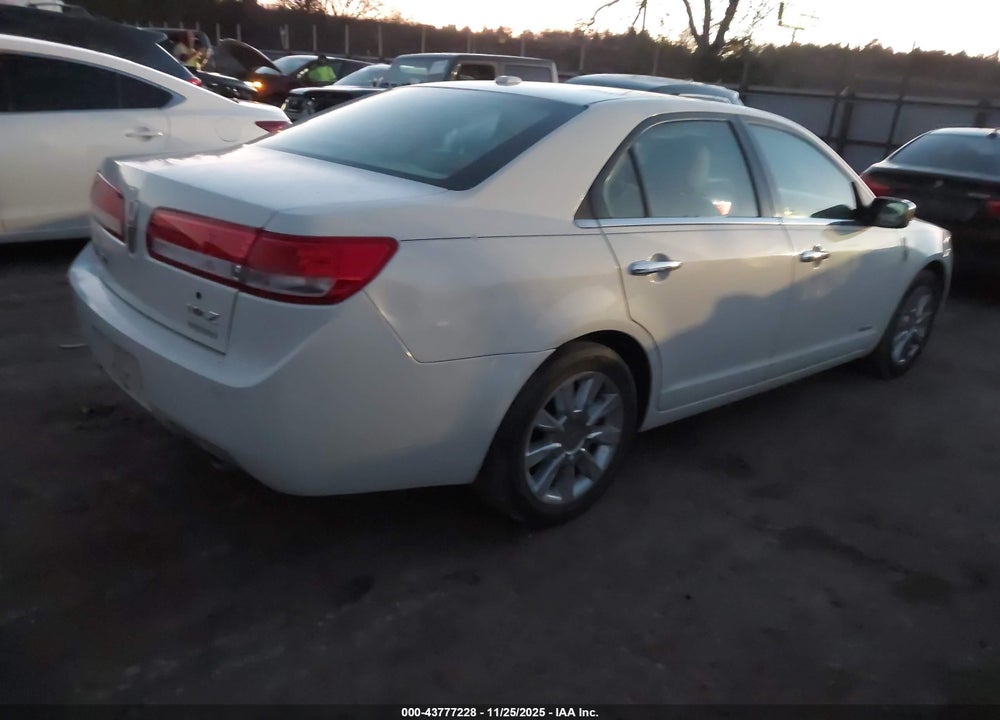 2012 LINCOLN MKZ HYBRID VIN: 3LNDL2L35CR802876