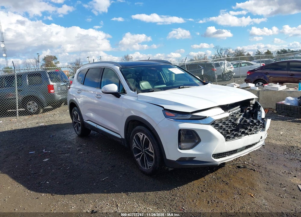 2019 HYUNDAI SANTA FE LIMITED 2.0T VIN: 5NMS53AA0KH064965