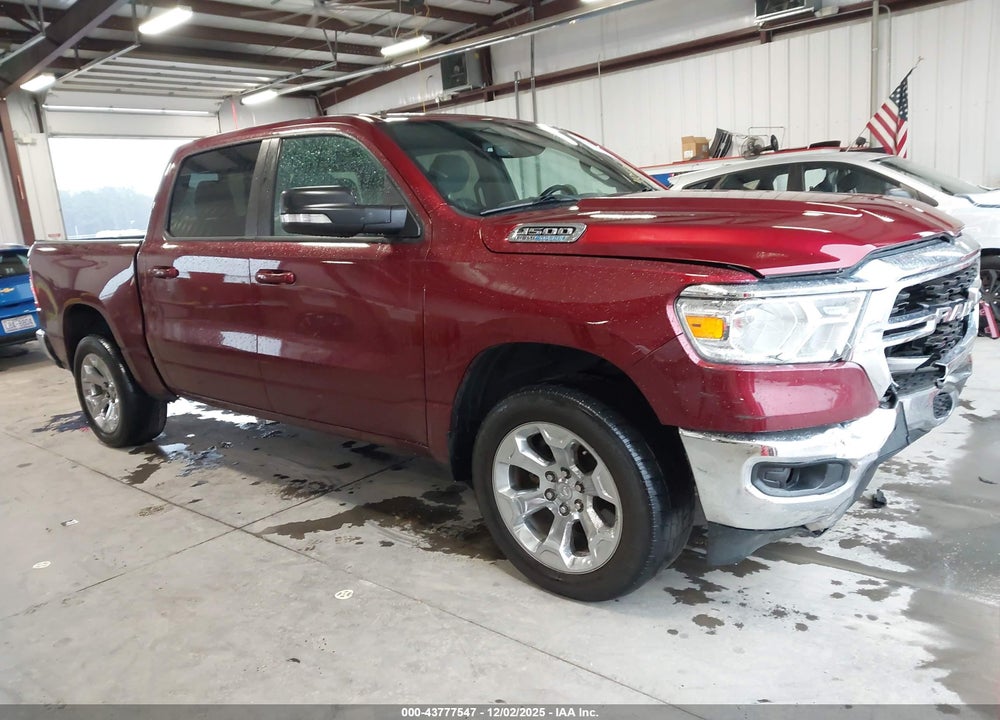 2022 RAM 1500 BIG HORN  4X4 5'7 BOX VIN: 1C6SRFFT9NN136891