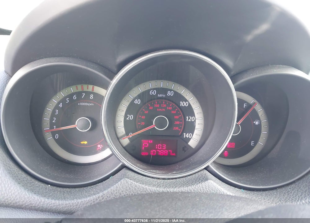 2013 KIA FORTE EX VIN: KNAFU4A20D5739042