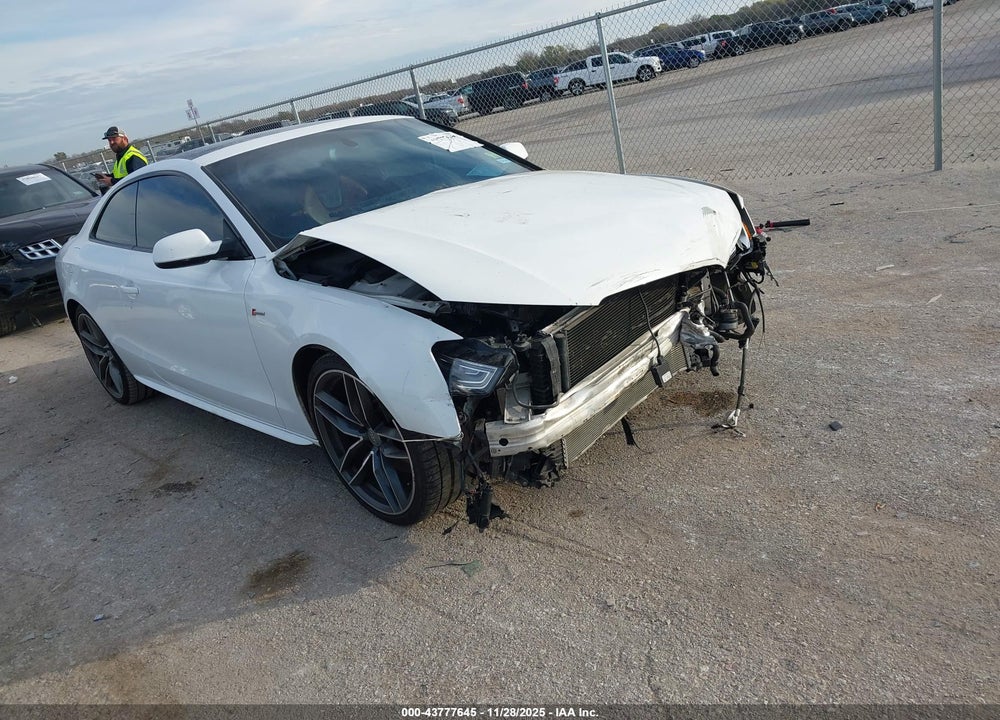 2016 AUDI S5 3.0T PREMIUM PLUS VIN: WAUC4AFR0GA007657