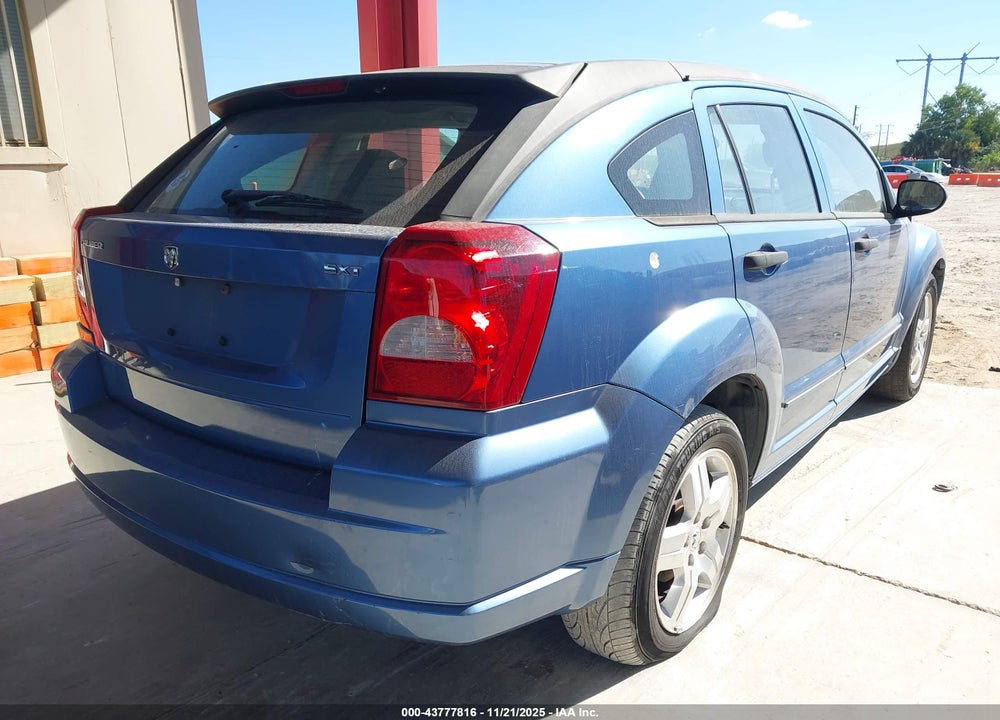 2007 DODGE CALIBER SXT VIN: 1B3HB48BX7D149725