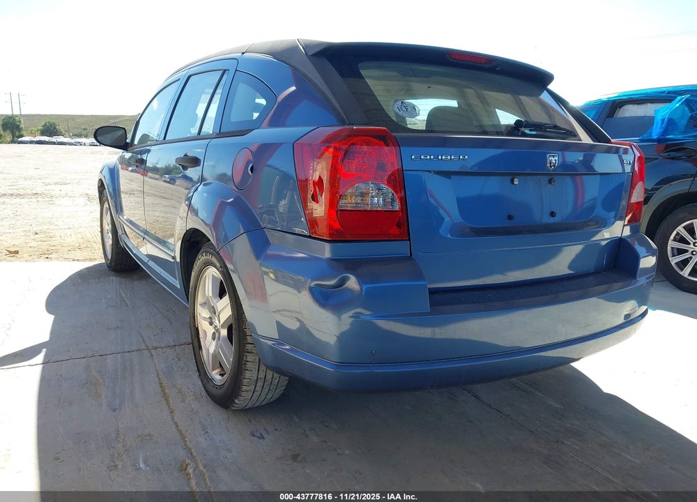 2007 DODGE CALIBER SXT VIN: 1B3HB48BX7D149725