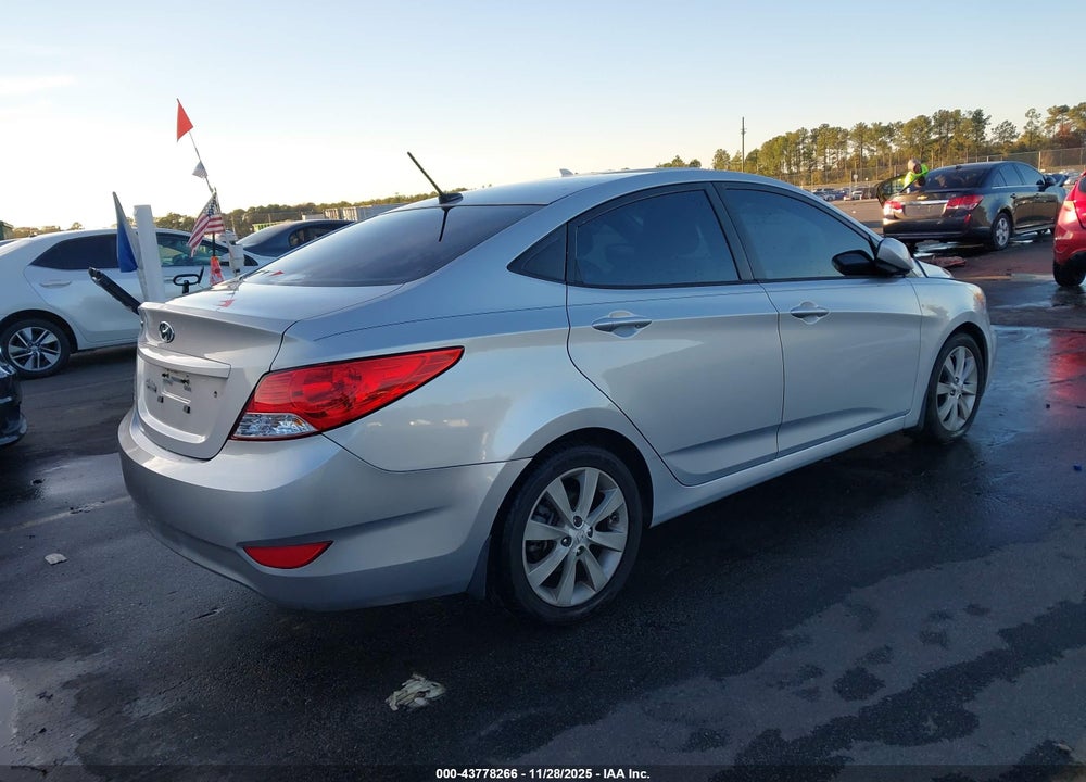 2014 HYUNDAI ACCENT GLS VIN: KMHCU4AE2EU767914