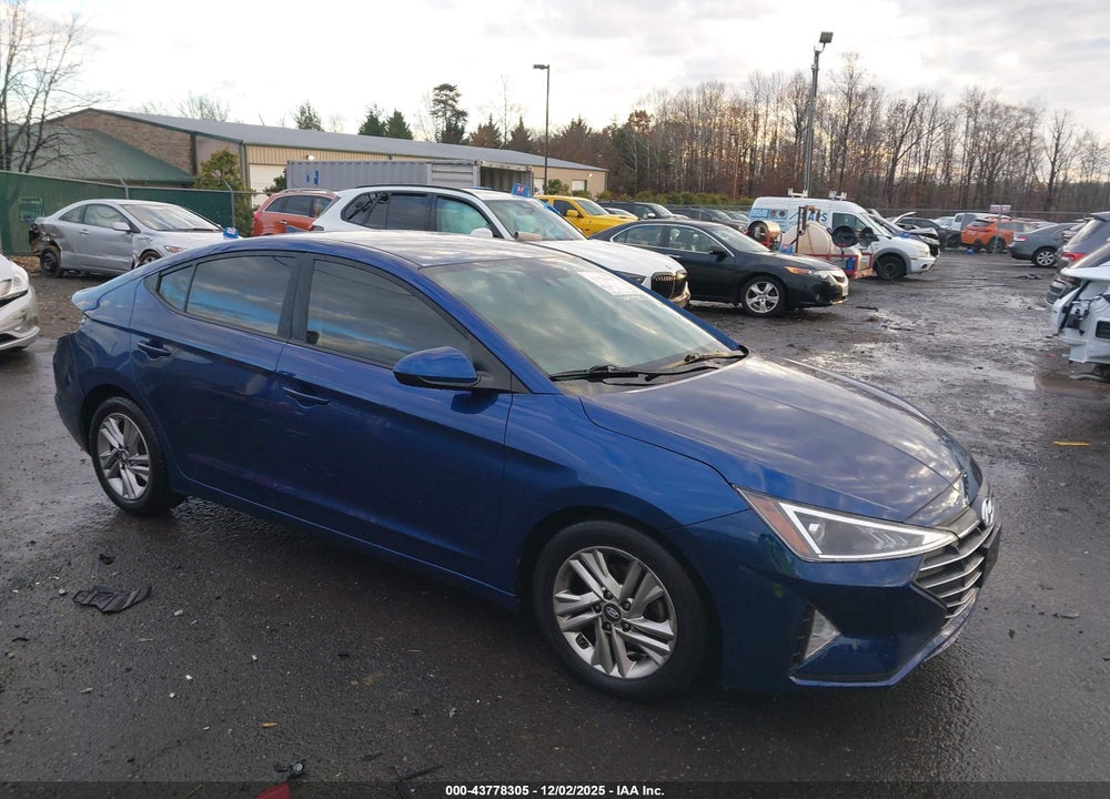 2019 HYUNDAI ELANTRA SEL VIN: 5NPD84LF4KH485928