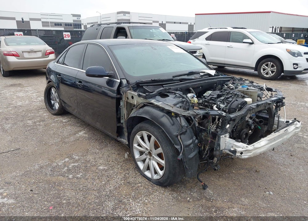 2013 AUDI A4 PREMIUM PLUS VIN: WAUEFAFL8DN036519