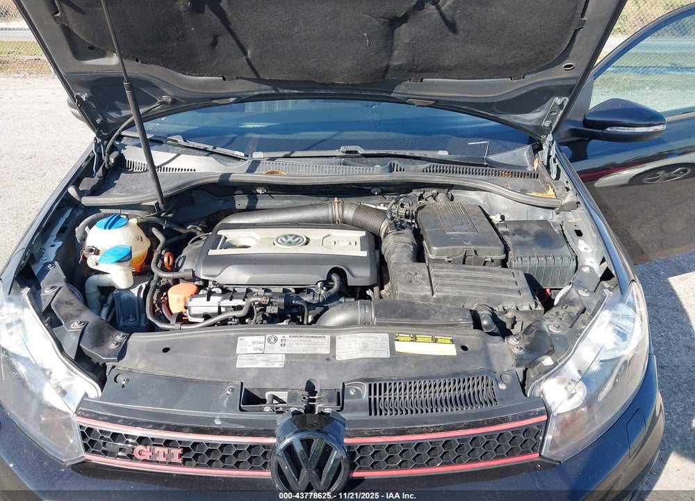 2012 VOLKSWAGEN GTI VIN: WVWHD7AJ6CW262646