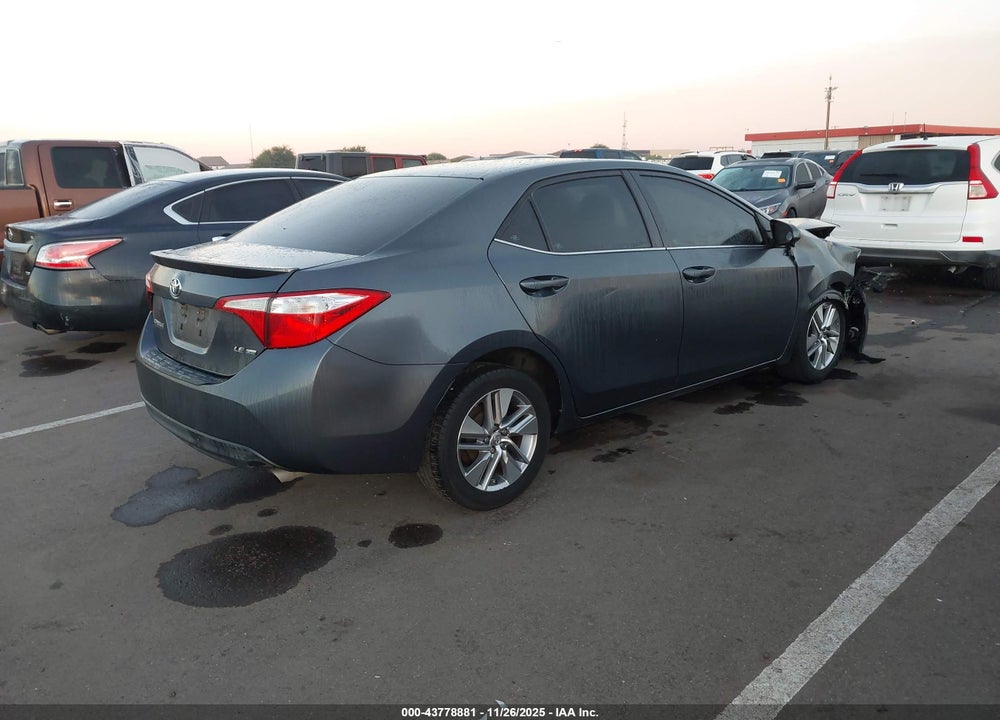 2015 TOYOTA COROLLA LE ECO PLUS VIN: 5YFBPRHE8FP178651
