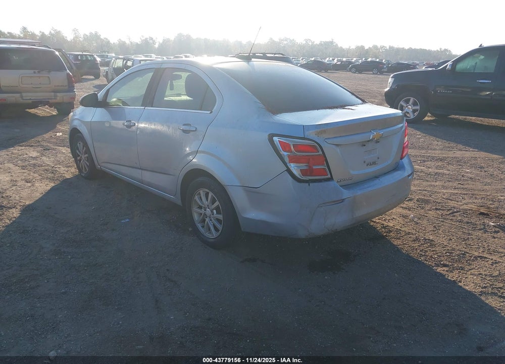 2017 CHEVROLET SONIC LT AUTO VIN: 1G1JD5SH3H4154286