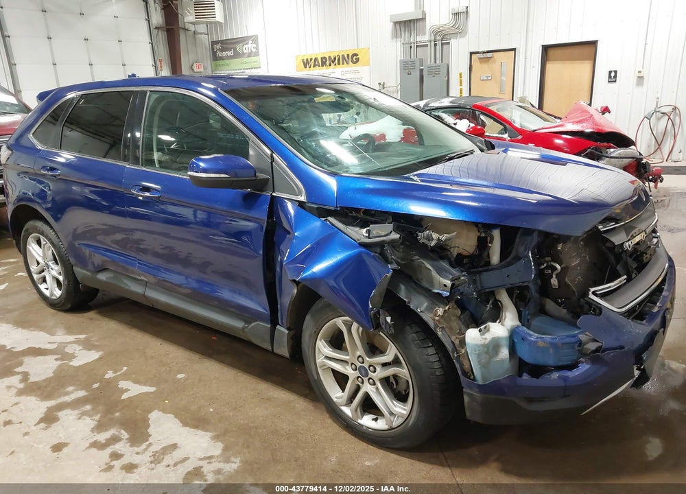2015 FORD EDGE TITANIUM VIN: 2FMTK4K95FBB30918