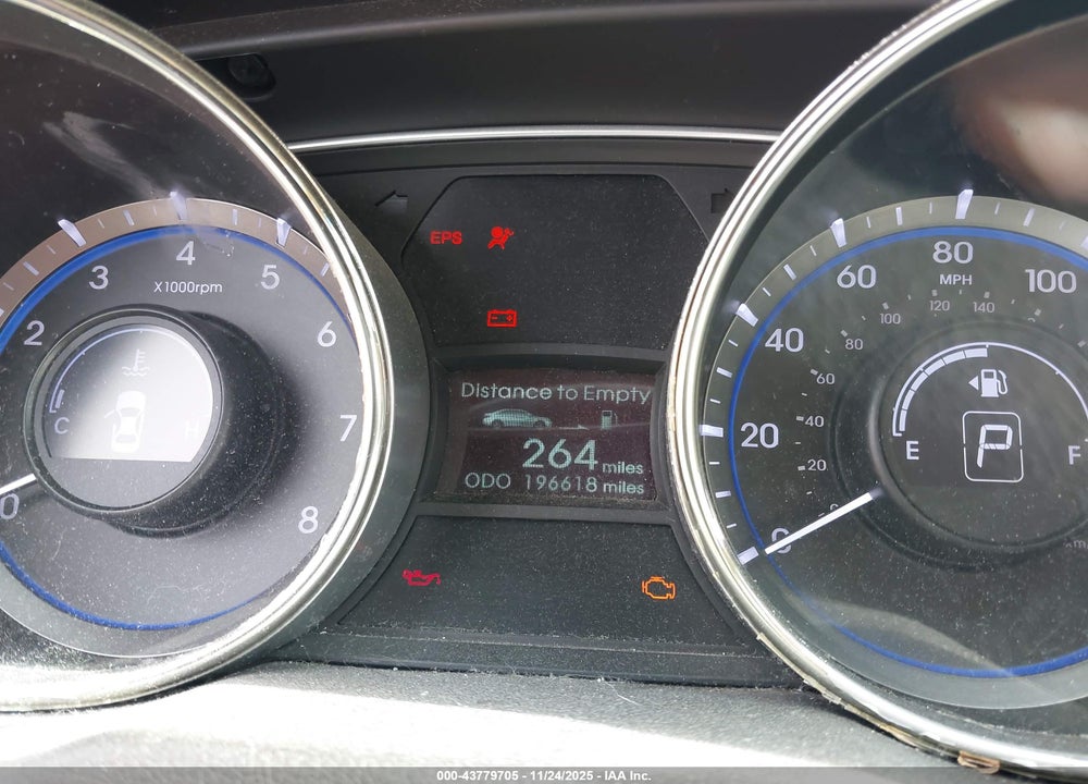 2011 HYUNDAI SONATA GLS VIN: 5NPEB4AC1BH234069