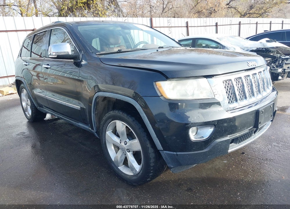 2011 JEEP GRAND CHEROKEE OVERLAND VIN: 1J4RR6GT3BC643146