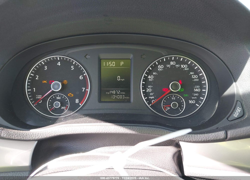 2014 VOLKSWAGEN PASSAT 1.8T WOLFSBURG EDITION VIN: 1VWAS7A37EC031197