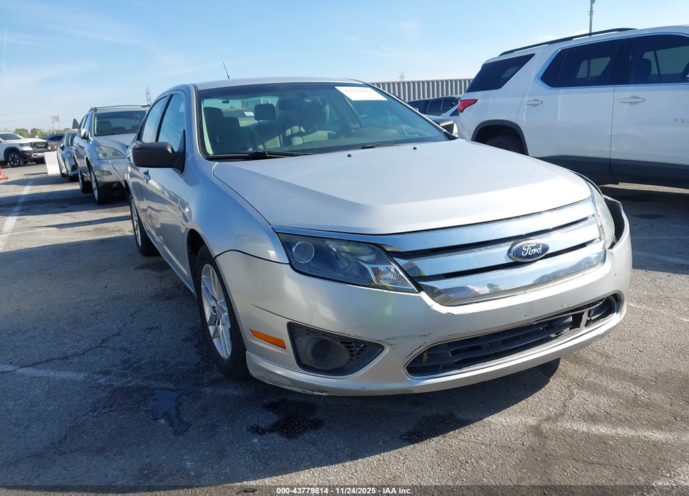 2012 FORD FUSION S VIN: 3FAHP0GAXCR313127