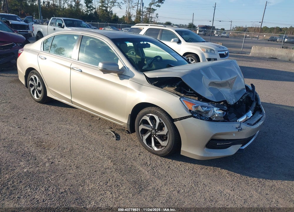 2016 HONDA ACCORD EX-L VIN: 1HGCR2F83GA120814