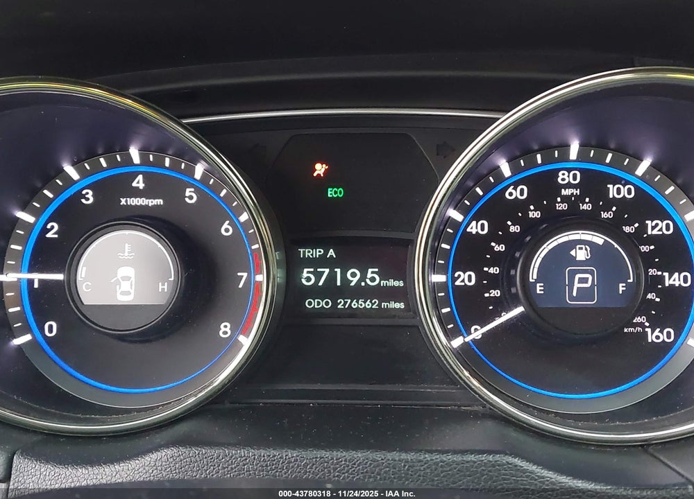 2013 HYUNDAI SONATA GLS VIN: 5NPEB4AC6DH505307