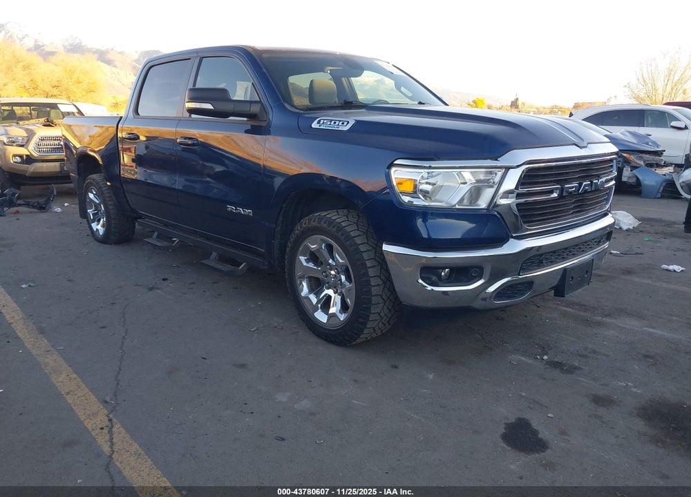 2021 RAM 1500 BIG HORN  4X4 5'7 BOX VIN: 1C6RRFFG0MN818655
