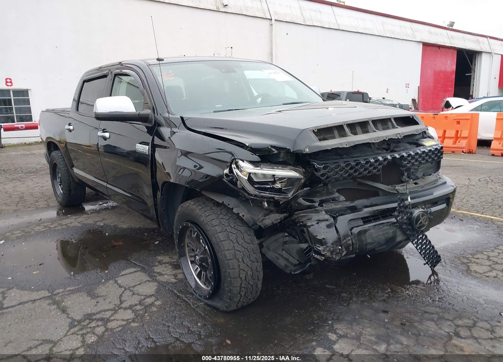 2019 TOYOTA TUNDRA PLATINUM 5.7L V8 VIN: 5TFAY5F13KX778278