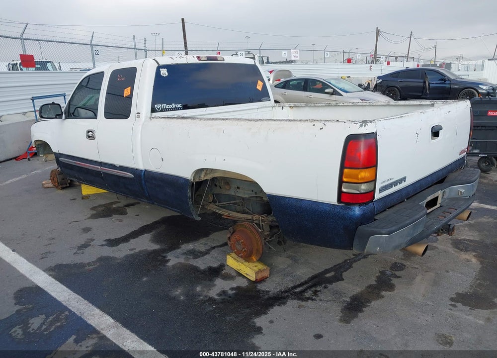 2004 GMC SIERRA 1500 SLE VIN: 2GTEC19V841111522