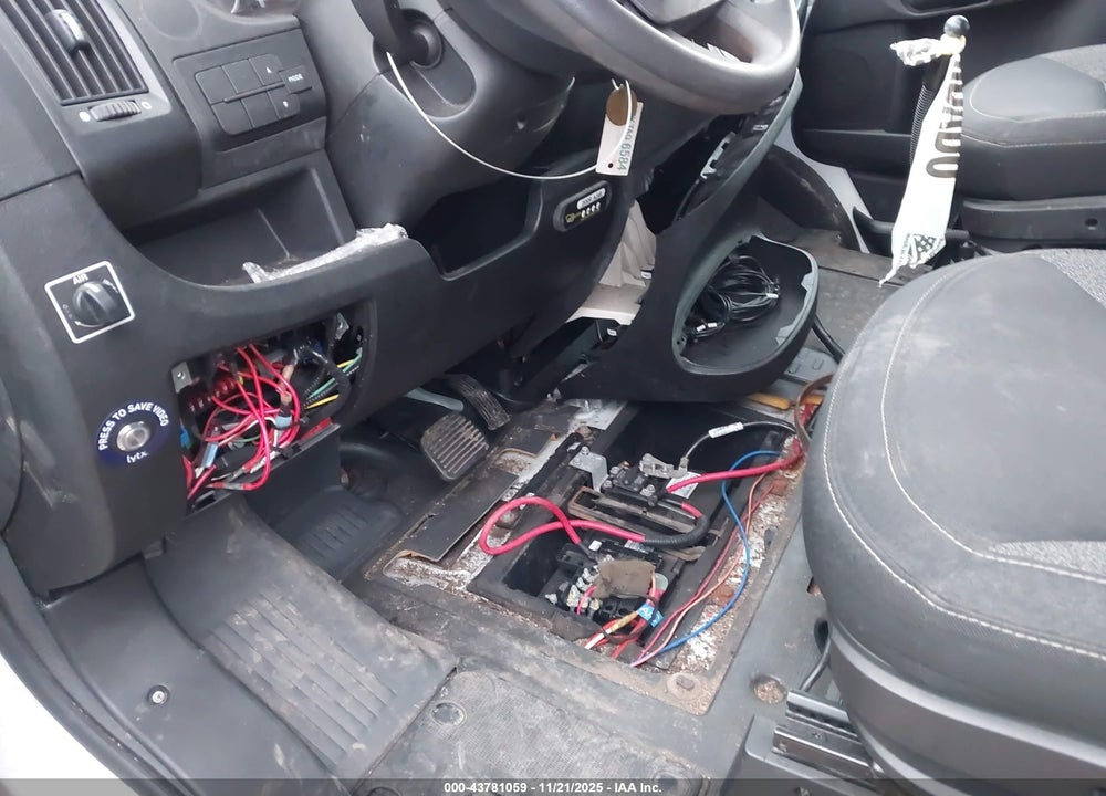2014 RAM PROMASTER 3500 HIGH ROOF VIN: 3C6URVJG8EE124653