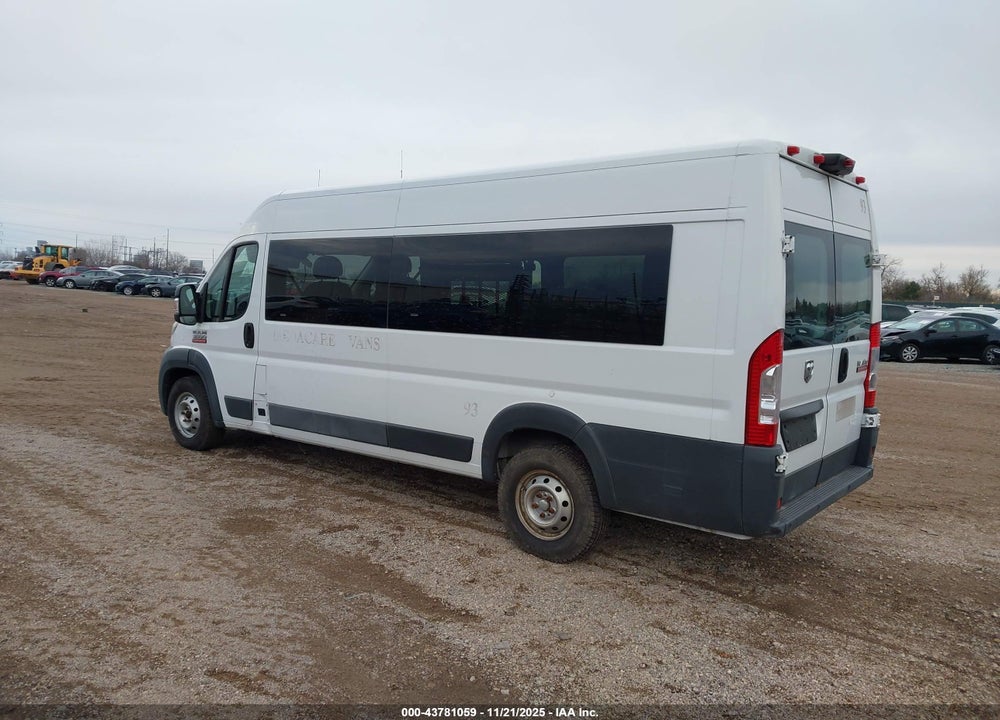 2014 RAM PROMASTER 3500 HIGH ROOF VIN: 3C6URVJG8EE124653